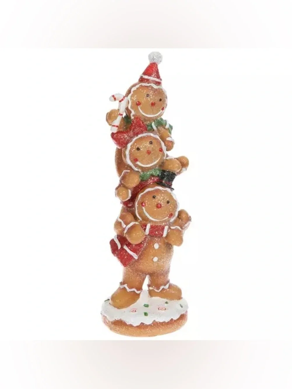 Stacked Gingerbread Figurine